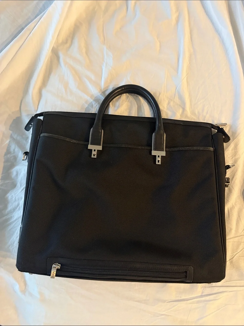 Tumi Elements Briefcase Tote with Top Handles missing long strap